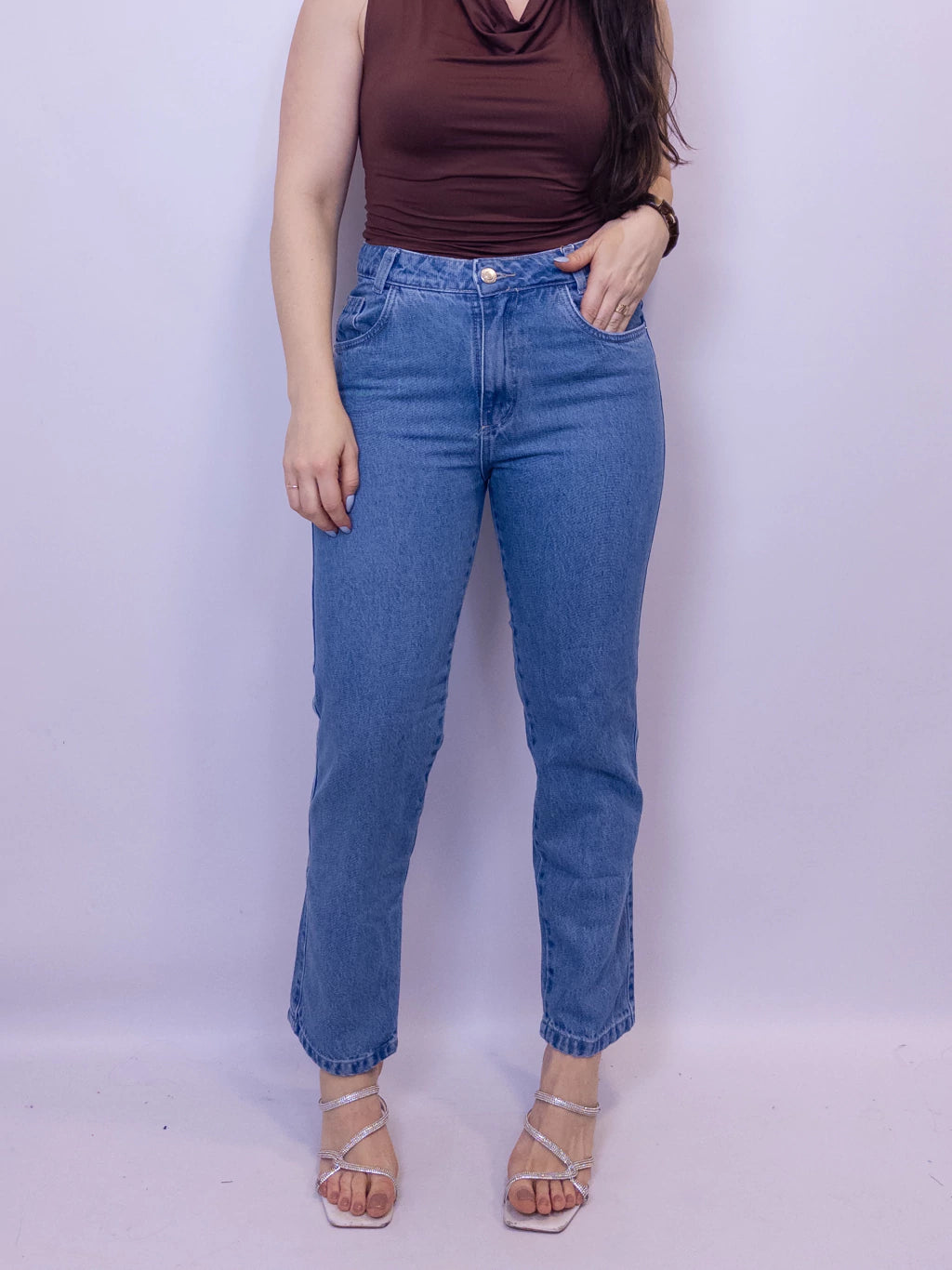Mom Jeans Lila